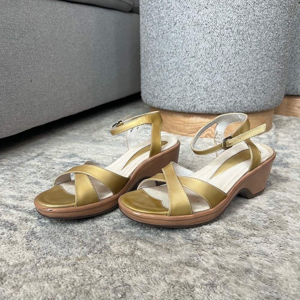 NTOW Dansko Gold Sandals